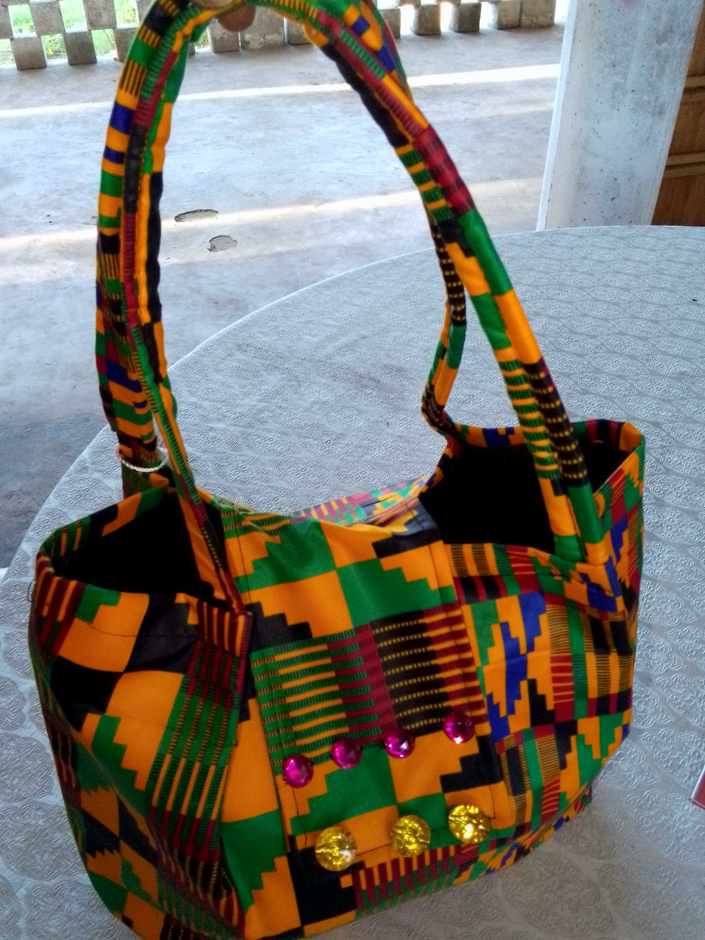African Attire Handbag 